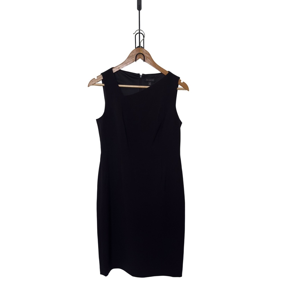 The Limited Womens Dress 6P Black Asymmetrical Neckline Modern Essentials NWT